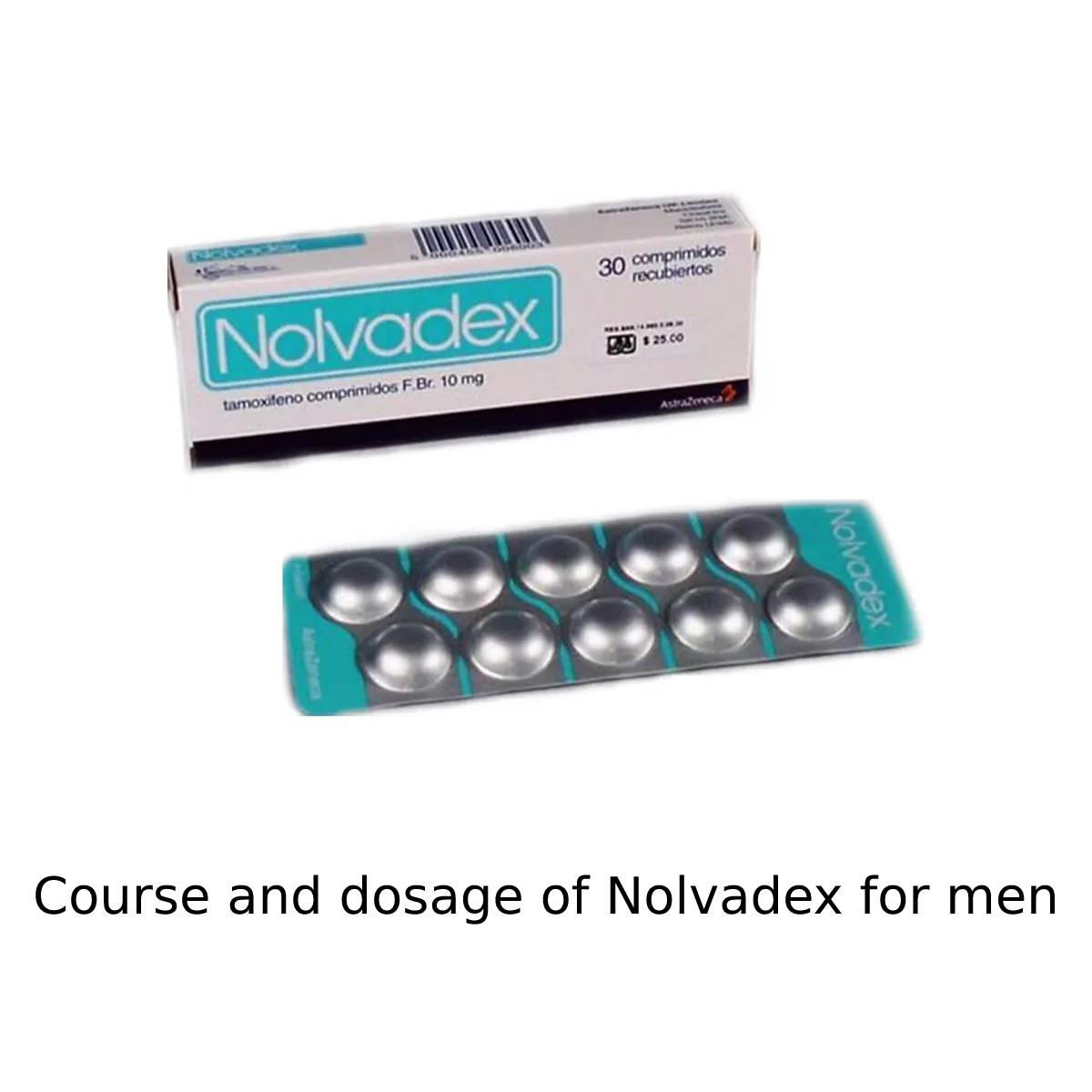 Course and dosage of Nolvadex for men